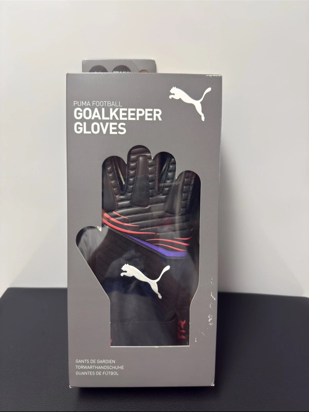 Puma FUTURE Pro SGC Hybrid Goalkeeper Gloves Black Red Purple 042066 01 Size 10